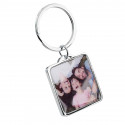 Personalised Luxury Square Keyring with Photo