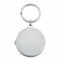 Personalise Luxury Circle Photo Locket Keyring
