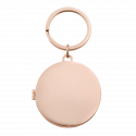 Personalise Luxury Circle Photo Locket Keyring