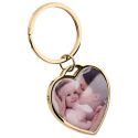 Personalised Memorial Luxury Rectangle Keyring with Photo