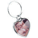 Personalised Memorial Luxury Rectangle Keyring with Photo
