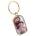 Personalised Memorial Luxury Heart Keyring with Photo