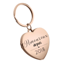 Personalised Couple's Locket Keyring with Photos plus 'In Love Since' Engraving