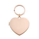 Personalised Couple’s Heart Locket Keyring - Perfect Match