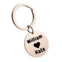 Personalized Pet Photo Circle Keyring—Add Your Dog or Cat's Picture and Name