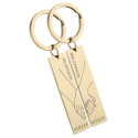 Engraved "Together" Holding Hands Keyrings—Customise with Names and Dates